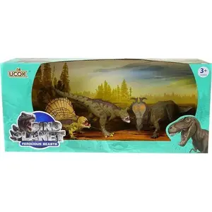 Фигурки Hipo — динозавры, 17 см, набор 3 шт.