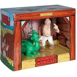 Figure set Tisso-Toys Miluś and Łamignat model 11025-28, collectible game figurines, two-piece set