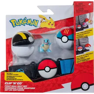 POKEMON Clip N Go Belt Set Squirtle — игровой ремень с фигуркой Сквиртл