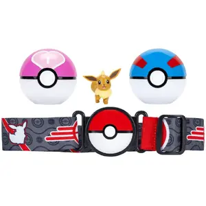 POKEMON Clip n Go Belt Set Eevee — POKEMON wearable toy set with clip-on Eevee figure