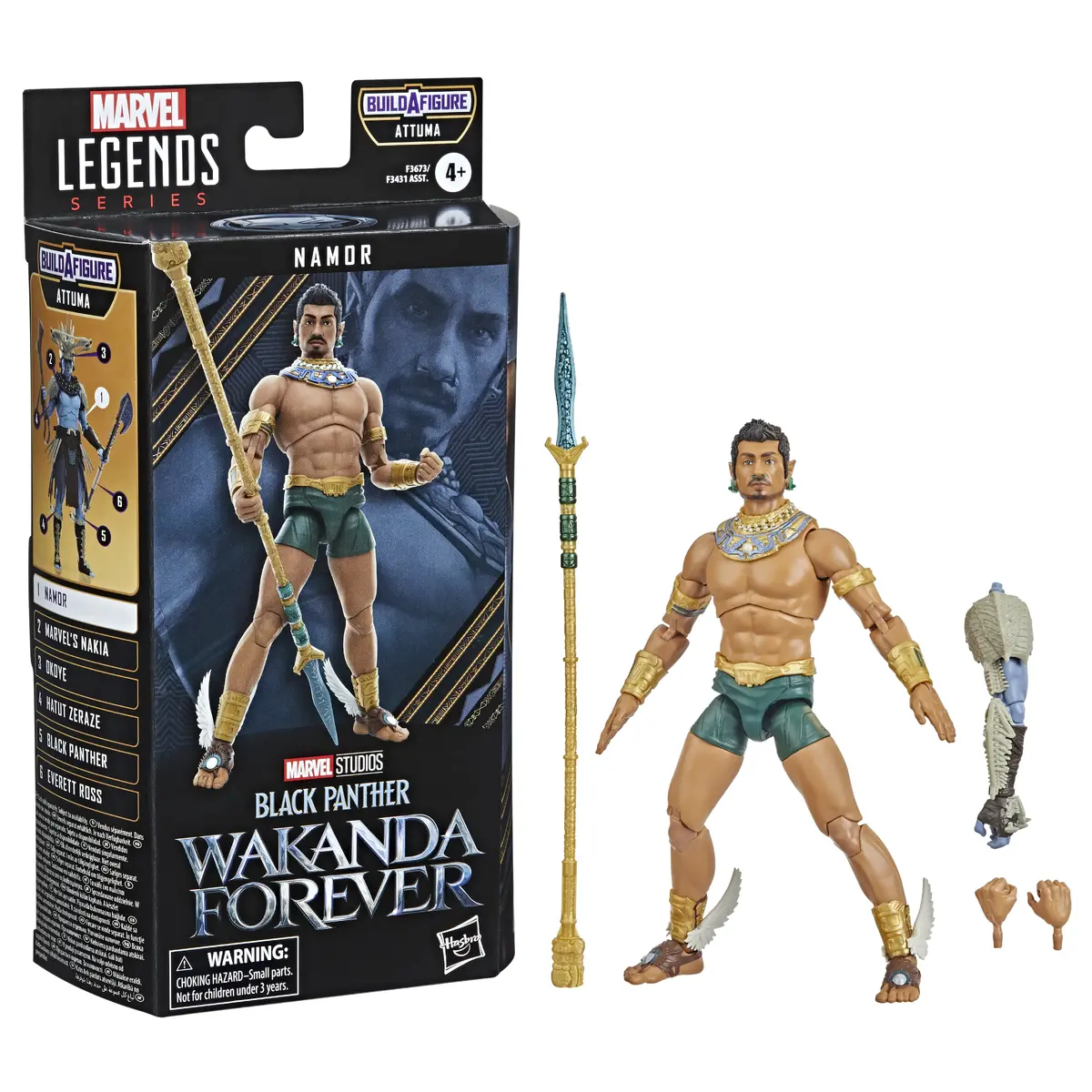 HASBRO Marvel Studios: Black Panther Namor фигурка 152,4 мм Photo 7