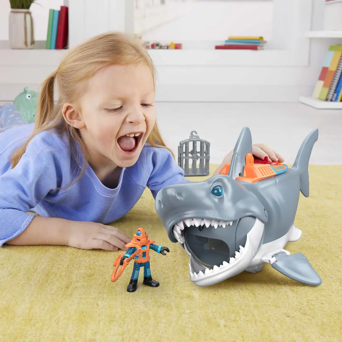 Игрушечная фигурка Fisher-Price Imaginext Mega Bite Shark Photo 2
