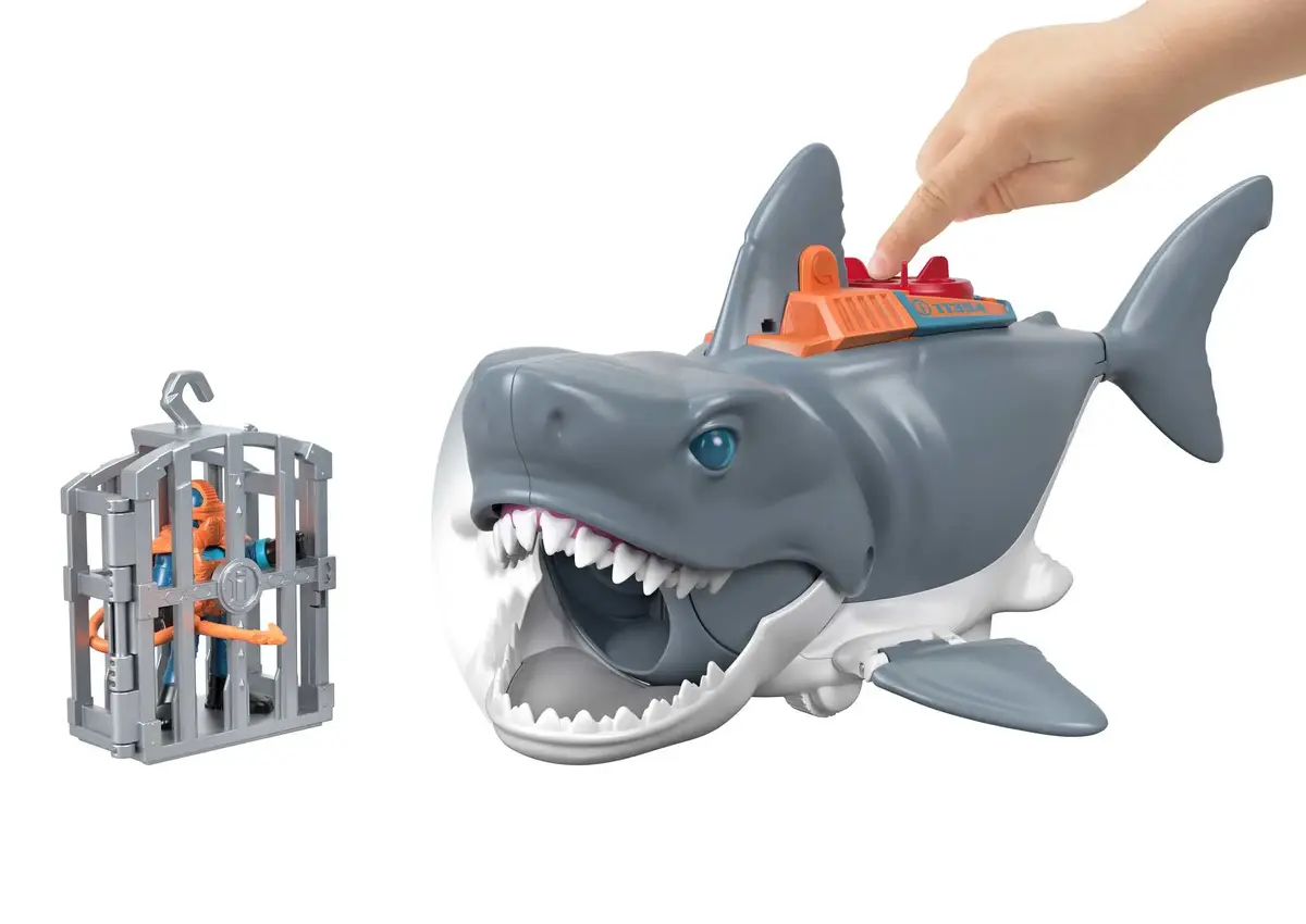 Игрушечная фигурка Fisher-Price Imaginext Mega Bite Shark Photo 3