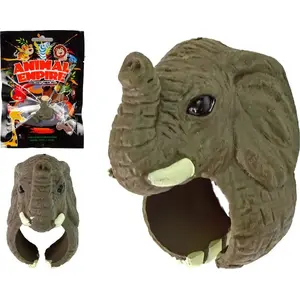 LEANToys educational animal figure — Elephant ring stacker toy, model 11269