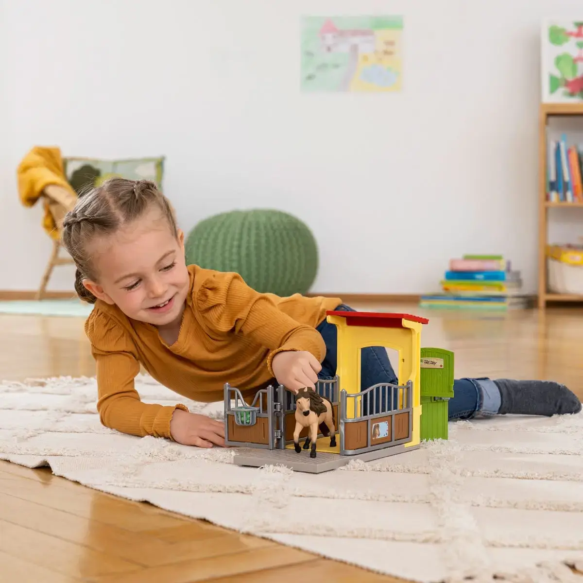Schleich Pony Box с исландским жеребцом — игровой набор Photo 3