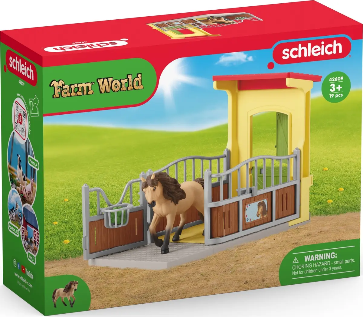 Schleich Pony Box с исландским жеребцом — игровой набор Photo 7