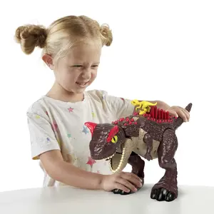 Фигурка Fisher-Price Imaginext Jurassic World Spike Strike Carnotaurus, разноцветная, со звуком, пластик, 3+