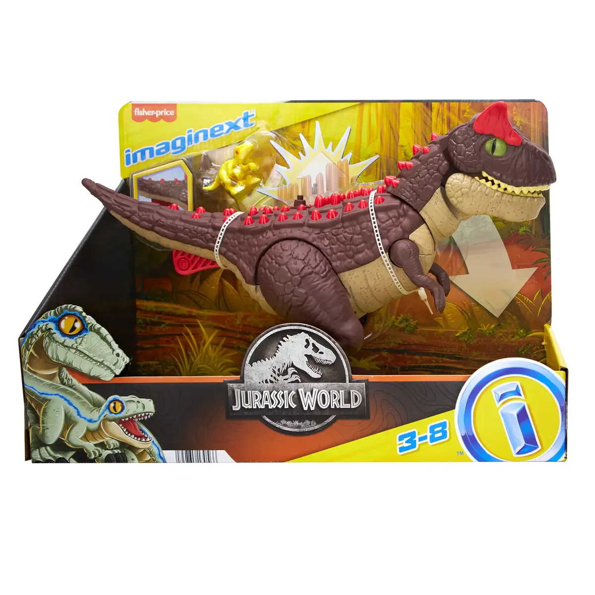 Fisher-Price Imaginext Spike Strike Carnotaurus — figūra Photo 8