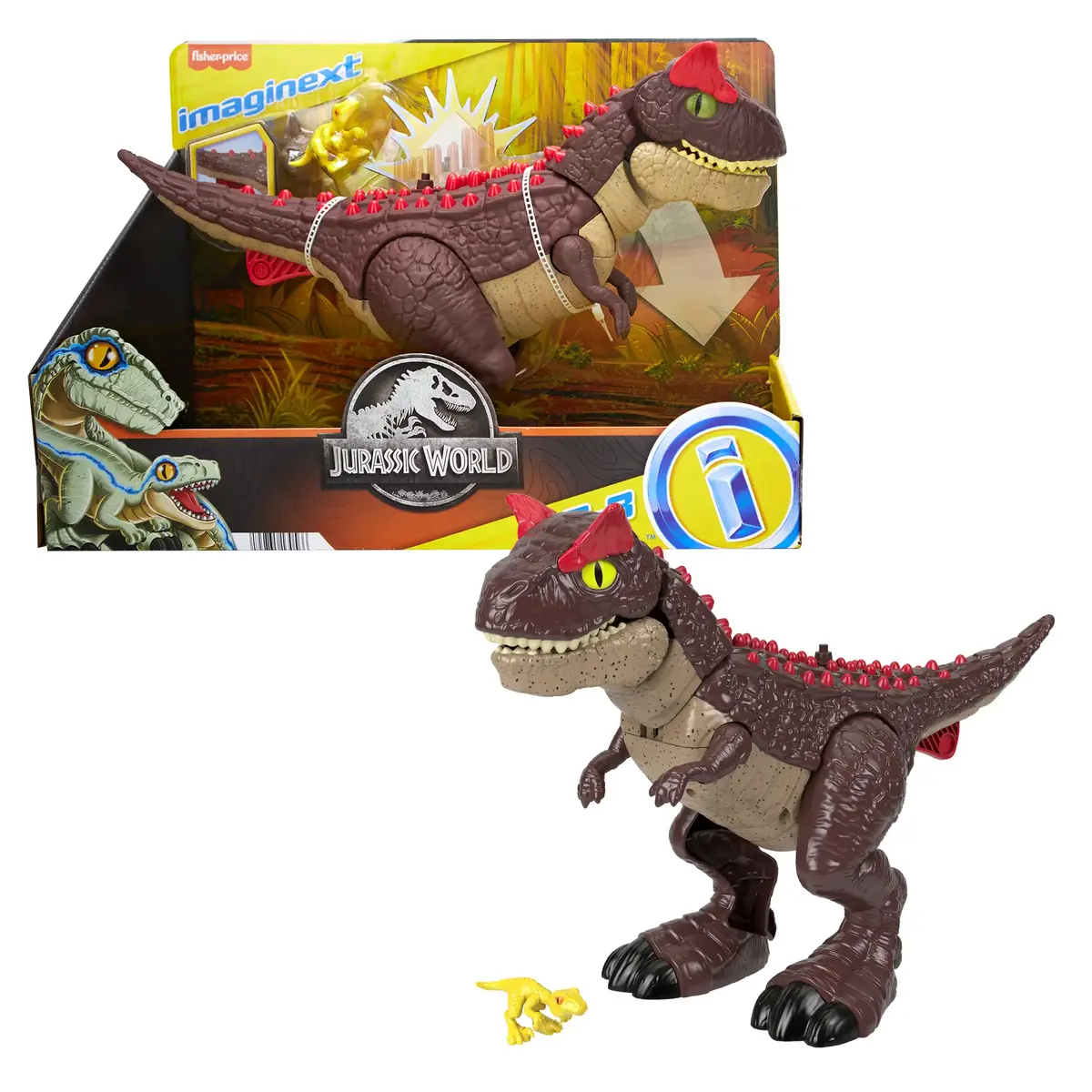Fisher-Price Imaginext Spike Strike Carnotaurus — figūra Photo 11