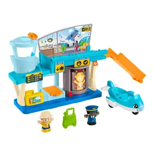 Toy airplane playset Fisher-Price Little People Everyday Adventures Airport with 3 figures, for ages 1+