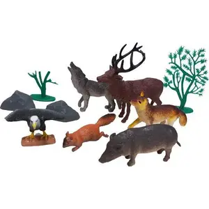 Hipo HSH013 Forest Animals Figurine Set — collectible plastic toy figures