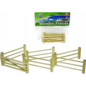 Деревянный забор 6 шт, Hipo Figurka Hipo модель 610667 — элементы деревянного садового ограждения