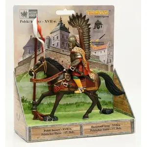 Tisso-Toys Polski Husarz XVII miniature figure, model 12401 — painted collectible figurine