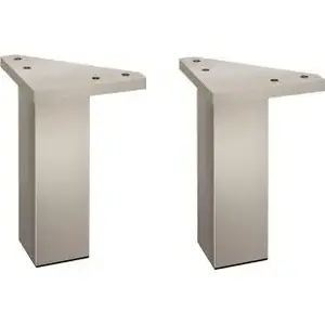 Furniture leg CERSANIT S599-0067, metal gold finish, set of 2