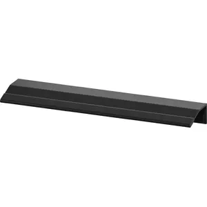 Furniture handle CERSANIT CITY black matte S584-033 — cabinet and drawer pull, metal finish