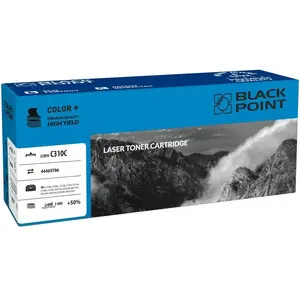 Toner cartridge BLACKPOINT LCBPOC310C compatible with OKI, Cyan, yield 3000 pages, 1 pc