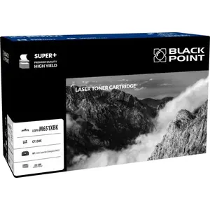 Картридж-тонер BLACKPOINT BLH651BKBW черный, заменитель 654X — совместимый монохромный тонер