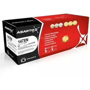 Toner cartridge Asarto for HP W1470X (model 147XN) — black, yield 25,200 pages