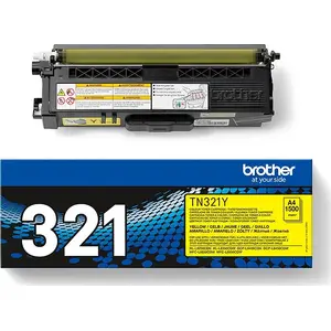 Картридж с тонером Brother TN-321 Yellow оригинал BROTON44603 для совместимых принтеров Brother