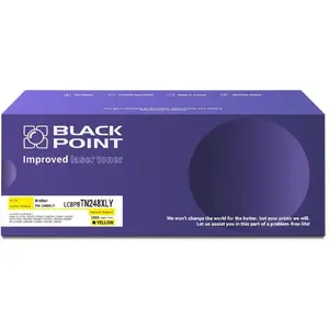 BLACKPOINT toner cartridge for Brother TN-248XLY compatible, high-yield yellow