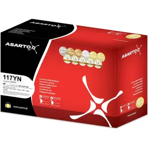 Toner Asarto replacement for 117A (AS-LH2072AN) Yellow, compatible cartridge