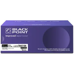 Toneris BLACKPOINT priekš Brother TN-421BK savietojams, melns