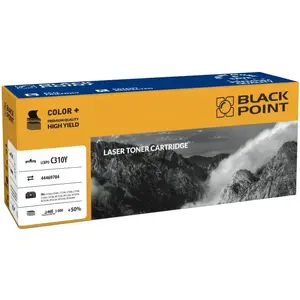 Картридж с тонером BLACKPOINT LCBPOC310Y совместимый с OKI, жёлтый, лазерный, 1 шт., ресурс 3000 стр.