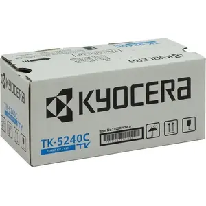 Тонер-картридж Kyocera TK-5240C, голубой (cyan), для принтеров Kyocera