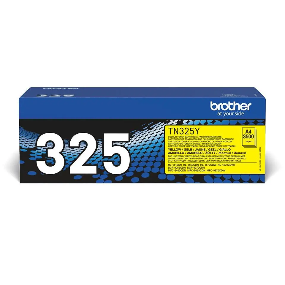 Tonera kasete Brother TN-325Y oriģinālā dzeltenā