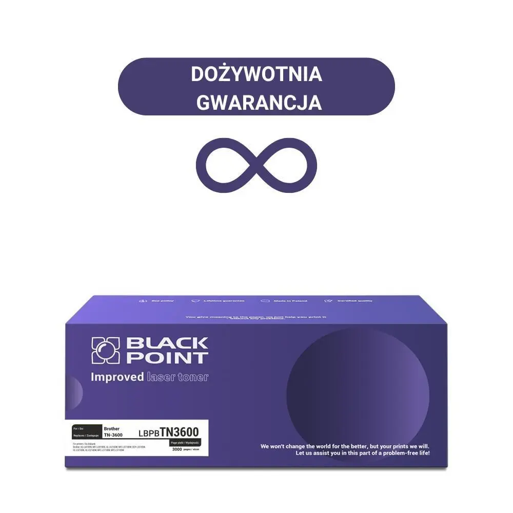 Toneru kasete BLACKPOINT priekš Brother TN-3600