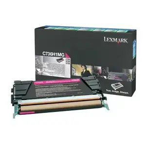Toner cartridge Lexmark C736H1MG Original Magenta, yield 10000 pages, 1 pc