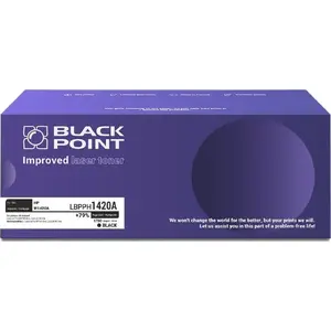 Toneris BLACKPOINT LBPPH1420A — aizstājējs HP 142A W1420A, melns