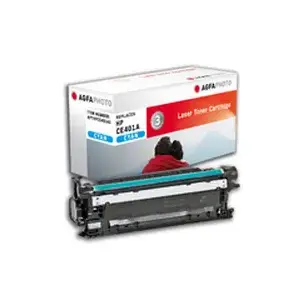 Toners AgfaPhoto CE401A Cyan, 1 gab., krāsainā tonera ietilpība 6000 lapas