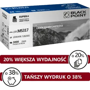 Картридж тонерный BLACKPOINT BLLMS317SBCBW Black — заменитель Lenovo/IBM 51B2000
