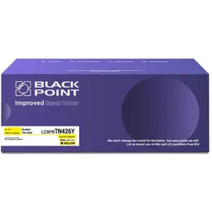 Тонер-картридж BLACKPOINT для Brother TN-426Y желтый, совместимый, MPN BLBTN426YBW