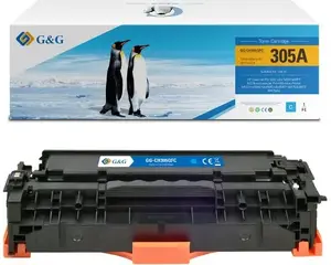 Тонер-картридж G&G совместимый с HP CE411A / NT-PH305C, циан, 1 шт., ~2600 стр.