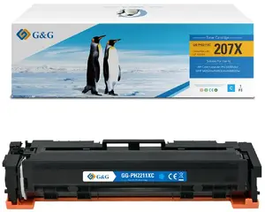 Toneru kasete G&G NT-PH2211XC priekš HP — zils (Cyan), iznēsā 2450 lapas, 1 gab.
