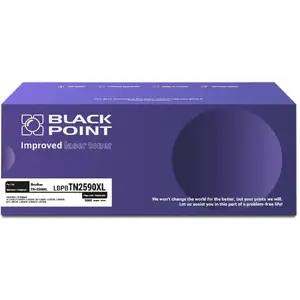 Toner cartridge BLACKPOINT for Brother TN-2590XL compatible (high-yield) BLB2590XLBCBW