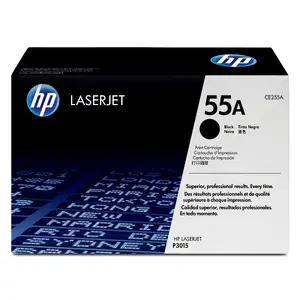 Toneru kasete HP 55A (CE255A) melna, oriģināla, 6000 lapas, 1 gab