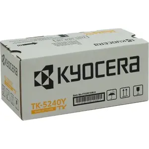 Тонер-картридж Kyocera TK-5240Y желтый, для принтеров Kyocera