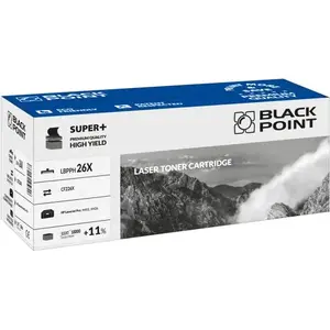 Toneru kasetne BLACKPOINT LBPPH26X saderīga ar HP, melna, ietilpība 10000 lapas, 1 gb.