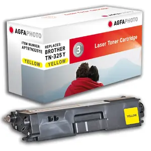 Картридж с тонером AgfaPhoto APTBTN325YE Yellow, лазерная печать, ресурс 3500 страниц, 1 шт
