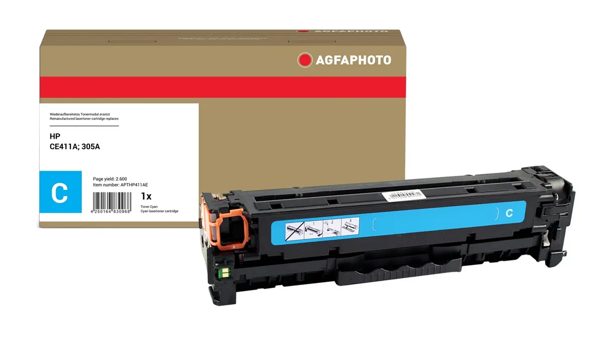AgfaPhoto ciāna toneris HP CE411A 305A Photo 3