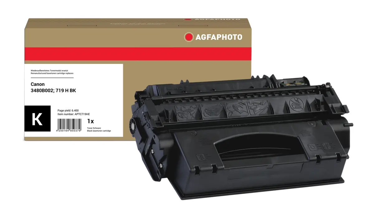 AgfaPhoto Toner Cartridge for Canon 3480B002 719 H BK Photo 2