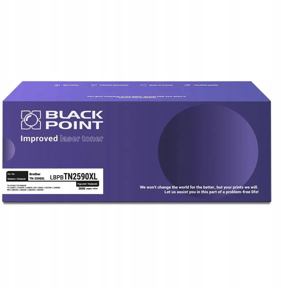 Toneru kasete BLACKPOINT priekš Brother TN-2590XXL