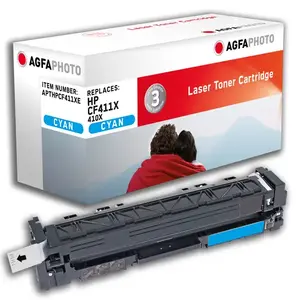 Toner cartridge AgfaPhoto APTHPCF411XE compatible with HP, Cyan, 5,000 pages, 1 pc