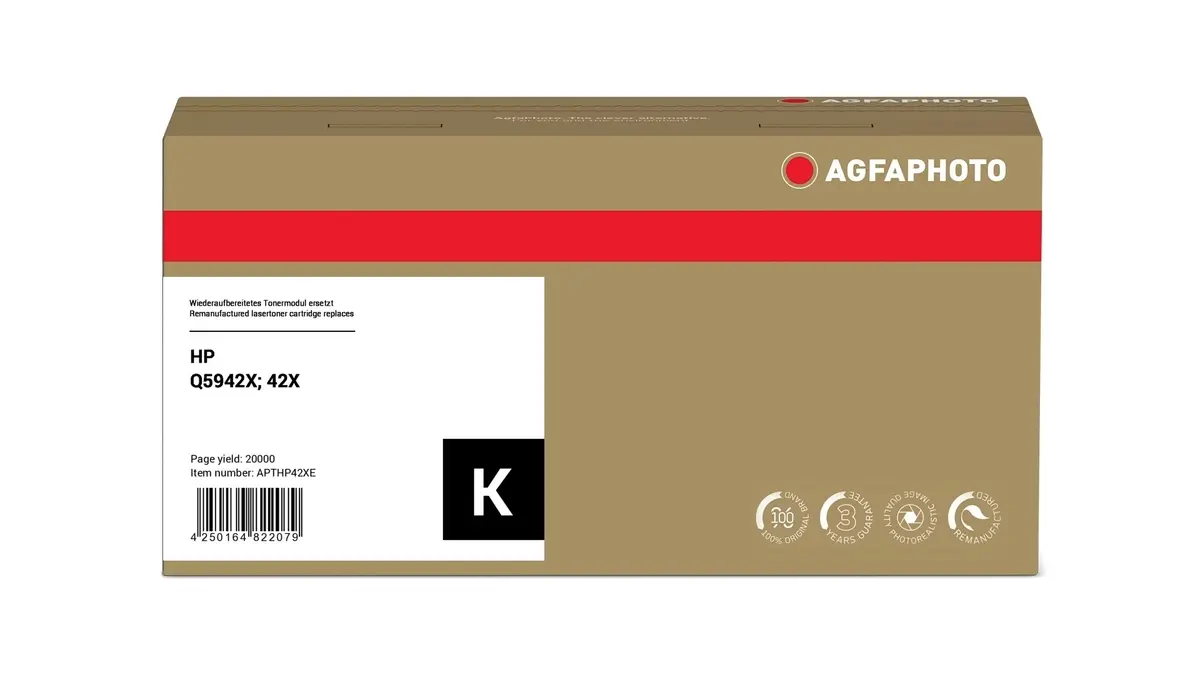 Тонер-картридж AgfaPhoto черный для HP Q5942X 42X Photo 3