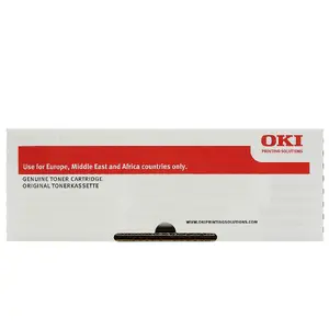 Тонер-картридж OKI 44318659 — оригинальный, белый, ресурс ~6000 стр., 1 шт.