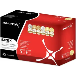 Asarto toner cartridge Black replacement for Samsung (compatible with model 46490608 / AS-LO532BXN)