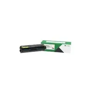 Toner cartridge Lexmark 20N20Y0 Yellow, laser printing, yield 1,500 pages, 1 pc